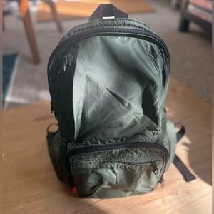 Ripstop Nylon Green Backpack